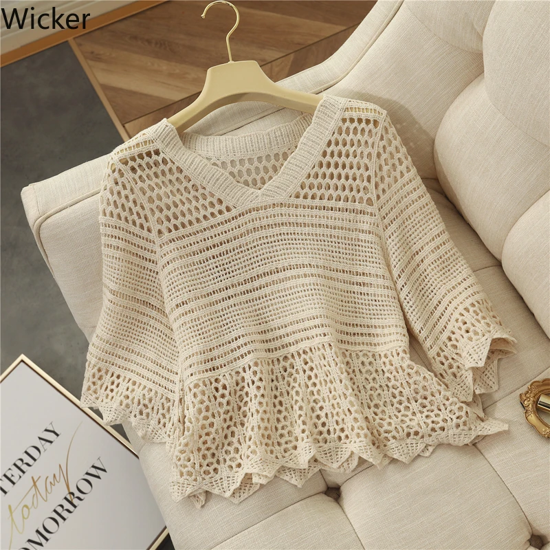 Радужная цветная кружевная нить Space Dye 40 г/шар хлопковая влагопоглощающая