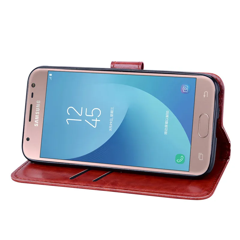 Кожаный чехол-книжка для samsung j5, чехол для samsung Galaxy J5, чехол J530 SM-J530F, чехол для samsung J5, чехол