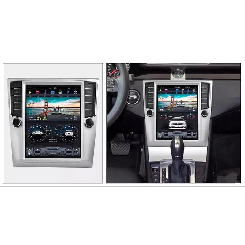 Магнитола на Android 7 0 с вертикальным экраном для Volkswagen Magotan passat CC 2007