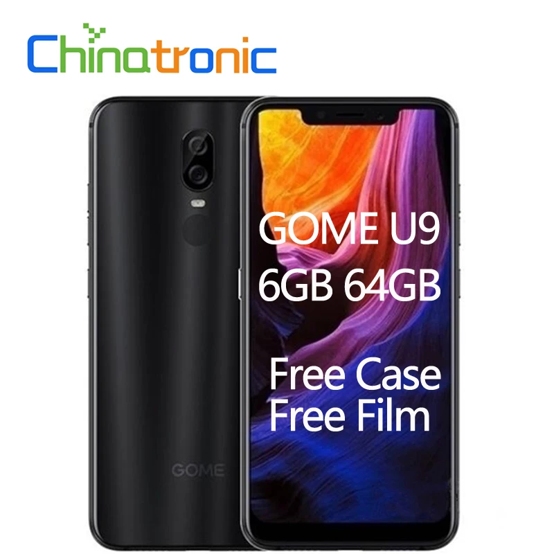 Оригинальный мобильный телефон GOME U9 с глобальной прошивкой 6 ГБ 64 4G FDD LTE