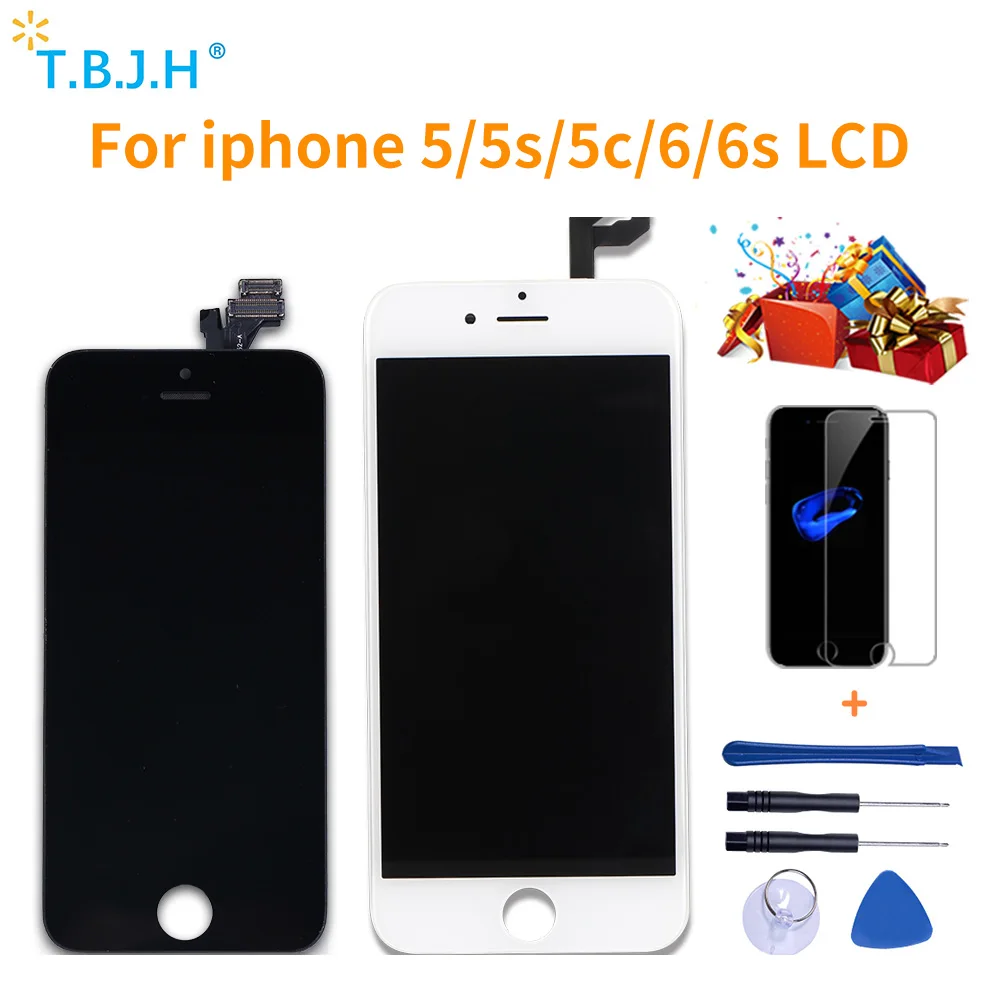 100% тест работы сенсорный экран для iPhone 5 5S 5c 6s ЖК дисплей дигитайзер сборка Замена