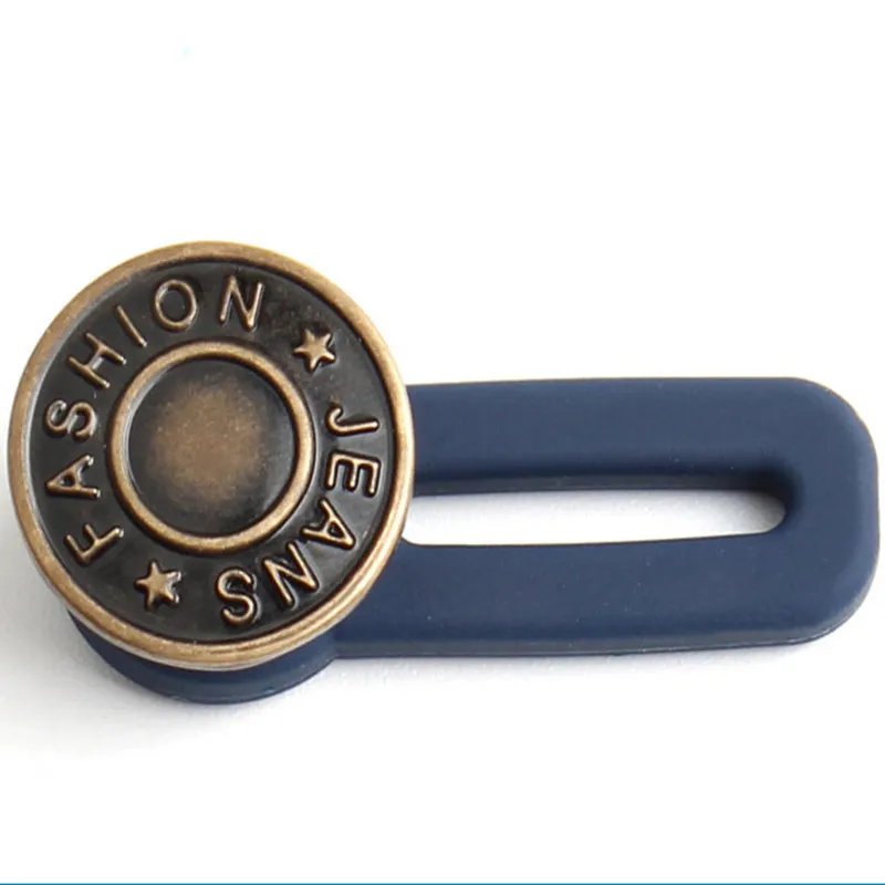 

Free Sewing Buttons Adjustable Disassembly Retractable Jeans Waist Button Metal Extended Buckles Pant Waistband Expander