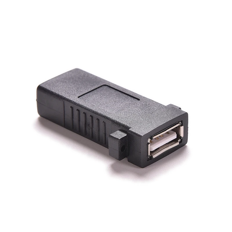 

1PC USB 2.0 Female to Female Socket Panel Mount Adapter Socket Wall Plate Plug Standard USB 2.0 Female Coupler Cord Connector