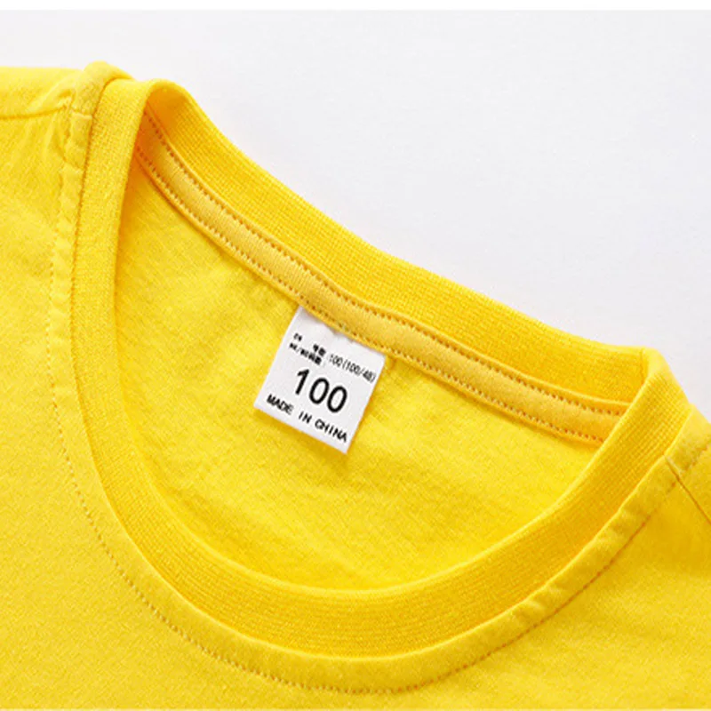 

Cheap Sales Summer Boys T Shirt Children's Cotton Tops Tees Baby Kids Solid Outwear 2-12Y Clothes Packaging 3pcs Different Color