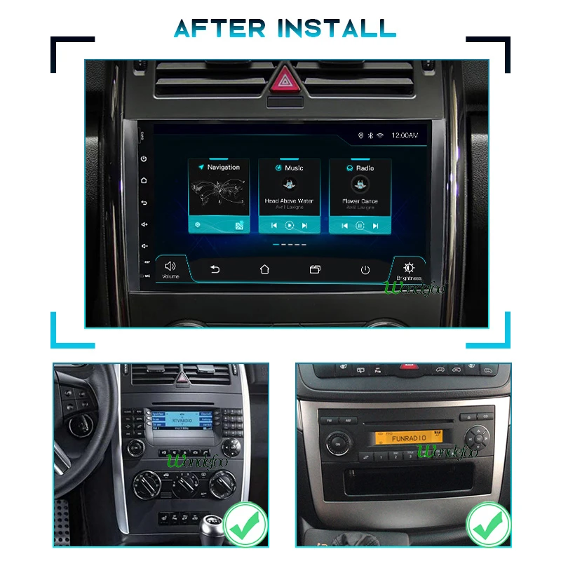 магнитола 2 din android 10 с экраном автомагнитола для Mercedes Benz Sprinter B200 B class W245 B170 W209 W169 A180