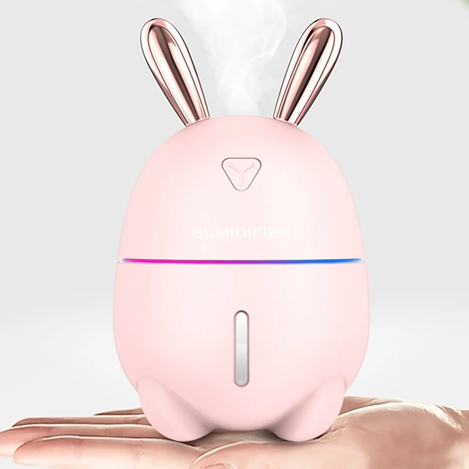

Mini Air Humidifier Cute Rabbit Usb Aroma Essential Oil Diffuser Colorful Night Light Car Office Air Purifier Mist Maker#dg4