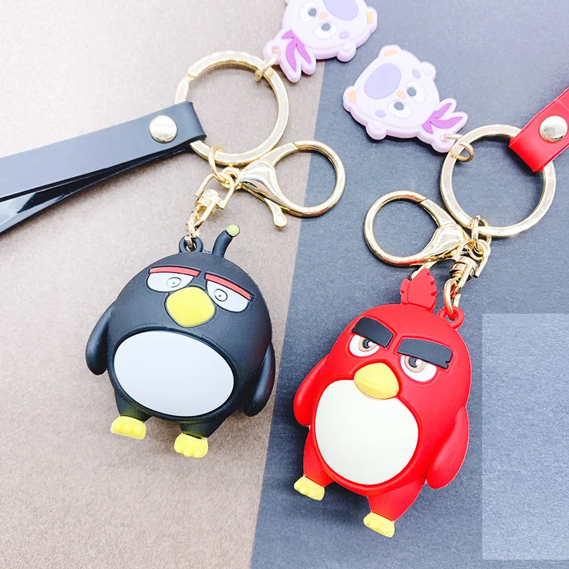 

Cute model bird action figures Movie pvc cartoon character figurine lifelike keychain pendant gift for Boyfriend girlfriend