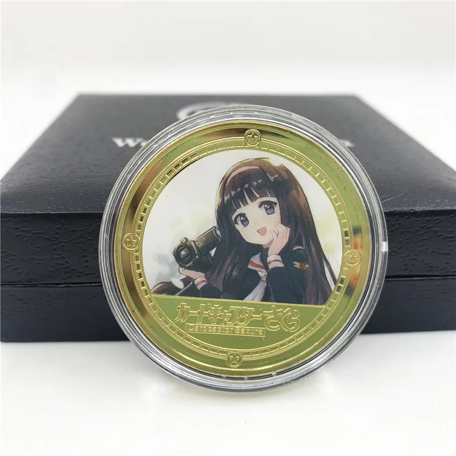 5 дизайнов Классические Японские Аниме карты-капторы-Сакура позолоченные монеты