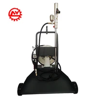 heavy duty portable air operated oil pump kit pneumatic drum pump with cart trolley for 400 lb55 gal drum