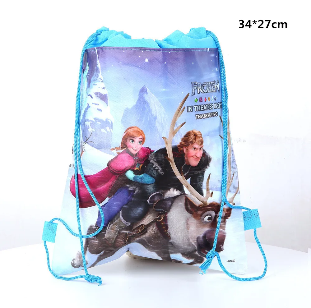 Bag D93-1Pcs Холодное сердце Анна Лиза вечерние принадлежности День Рождения украшения одноразовые столовые приборы набор бумажные тарелки чашки баннер детский душ Декор - Цвет: Bag D93-1Pcs