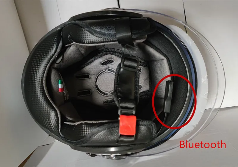 Мотоциклетный шлем с открытым лицом Bluetooth-гарнитура двойным козырьком |