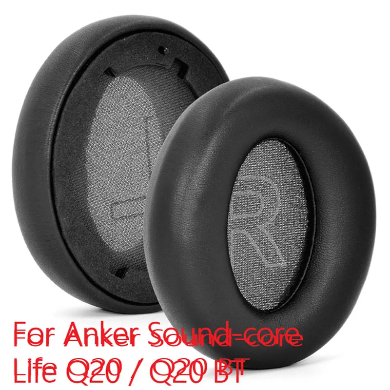 1 пара кожаные амбушюры для наушников Anker Sound-core Life Q20 / | Электроника