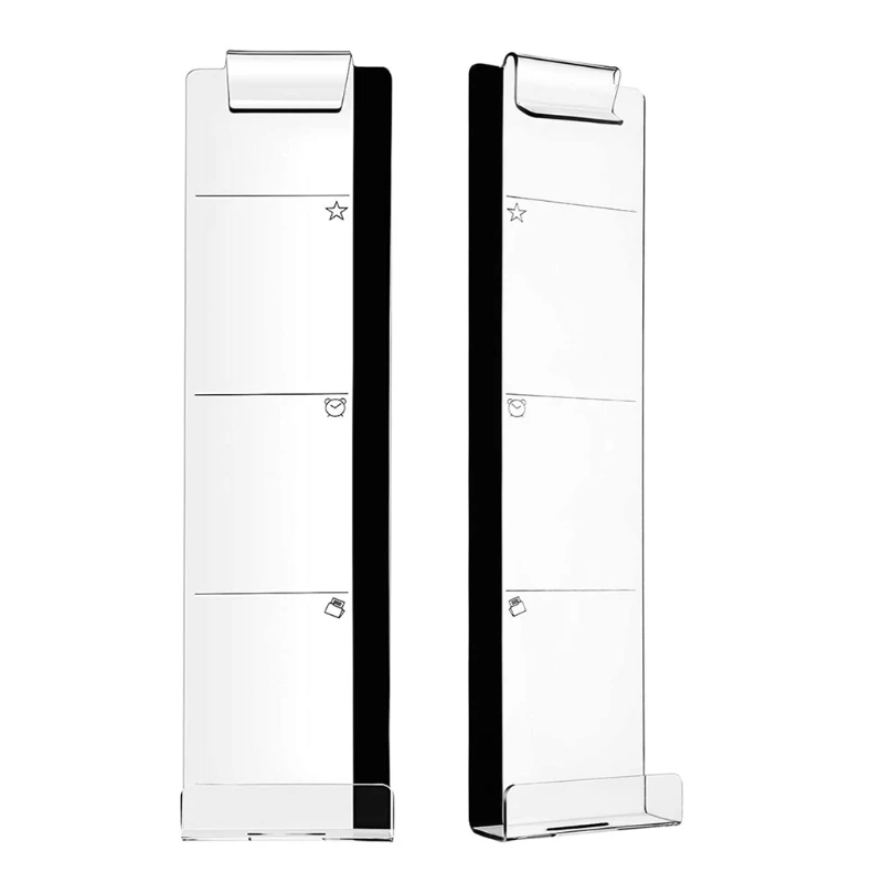 

Pad Holder Sticky Notes Clear Color Acrylic 2PCS(Left & Right) for Doing List