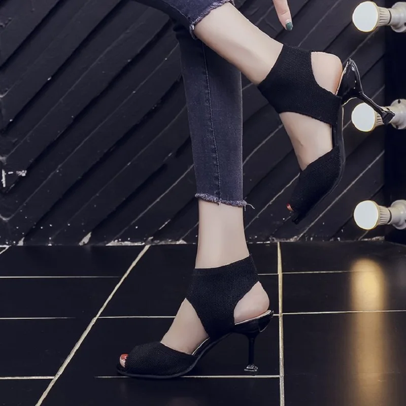 Летние римские сандалии с открытым носком и в европейском американском стиле