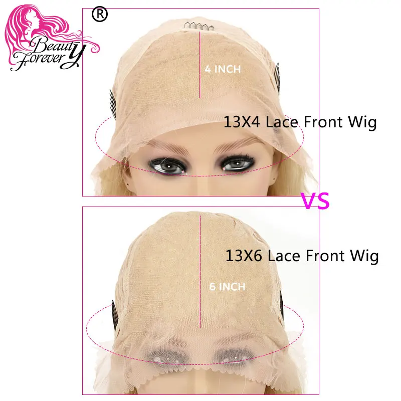 Beauty forever 13*4/6 бразильский объемный волнистый парик на кружеве 150% плотность предварительно выщипанные 613 блонд кружевные передние человеческие волосы парик для женщин