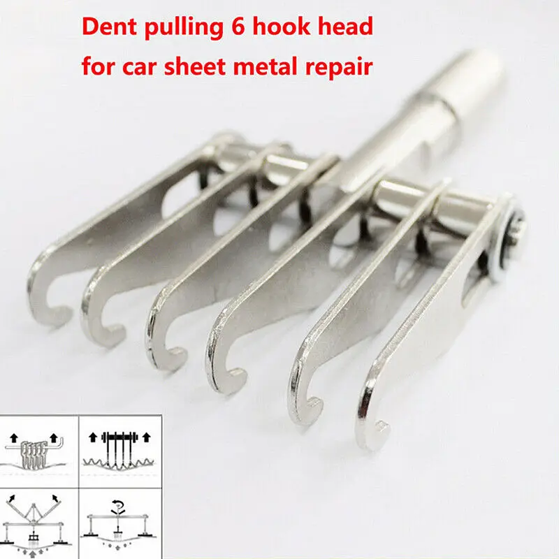 Auto Car Body 6 Finger Dent Repair Puller Claw Hook For Slide Hammer Tool Thread | Автомобили и мотоциклы