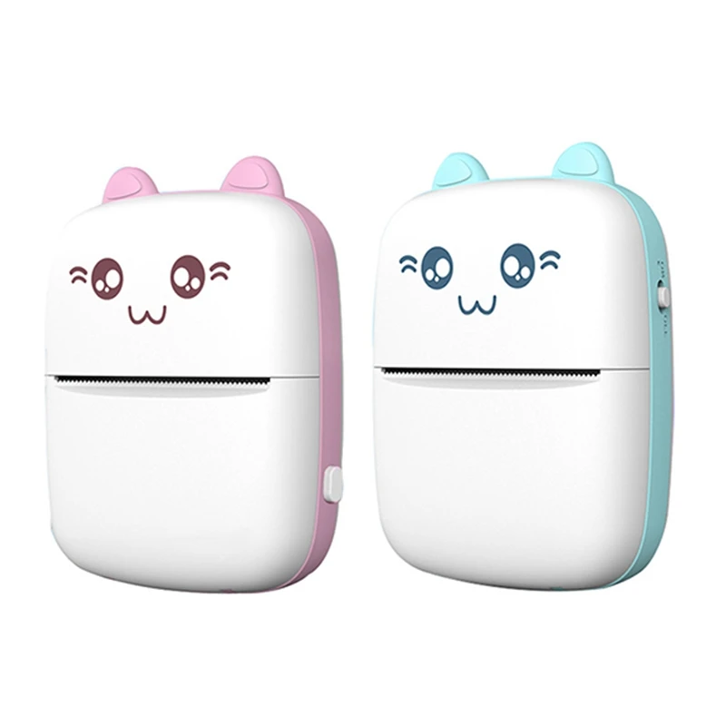 

Cute Mini Handheld Thermal Printer Mobile Phone Bluetooth Photo Printer Smart Home And Office Supplies Multipurpose Convenient