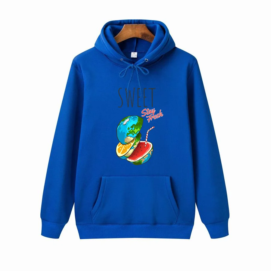 

2021New Spring Autumn Men's Hoodies Fashion The Earth Printing Casual Sweatshirts New Arrival Fashion Male Pullover