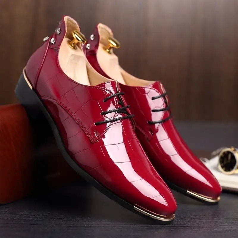 

Fashion Men Shoes Leather Shoes Men's Flats Shoes Low Men Oxford Shoes