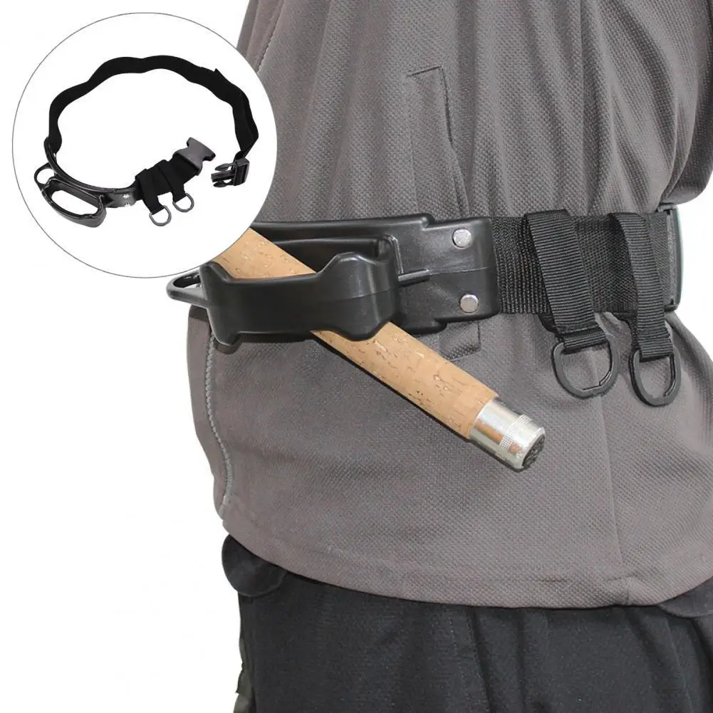 

Adjustable Anti-Corrosion Belly Top Waist Belt Sea Rock Fishing Rod Pole Holder Protable Waist Rod Holder Fish Tackle Tool