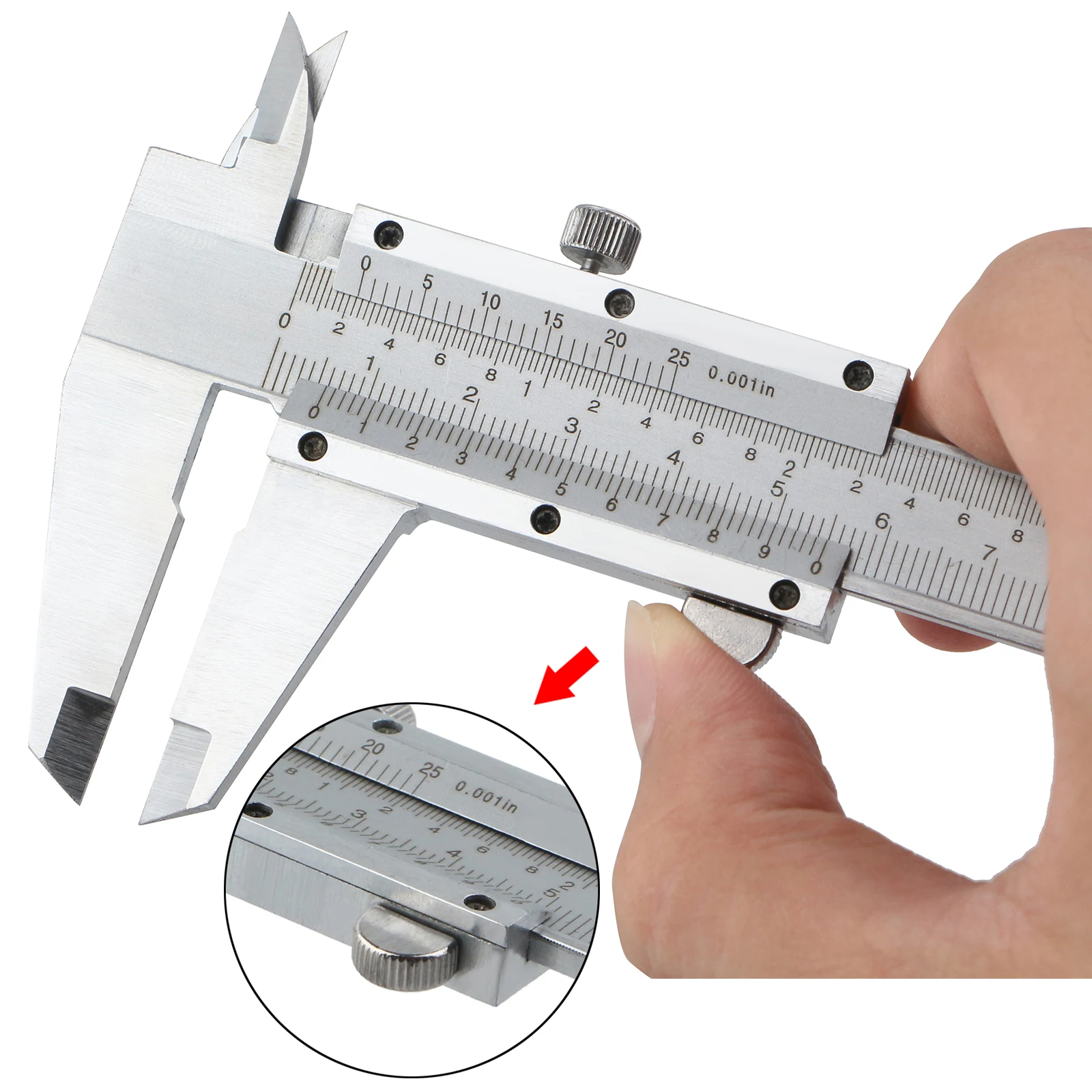 Штангенциркуль цифровой электронный из нержавеющей стали 6 дюймов 150