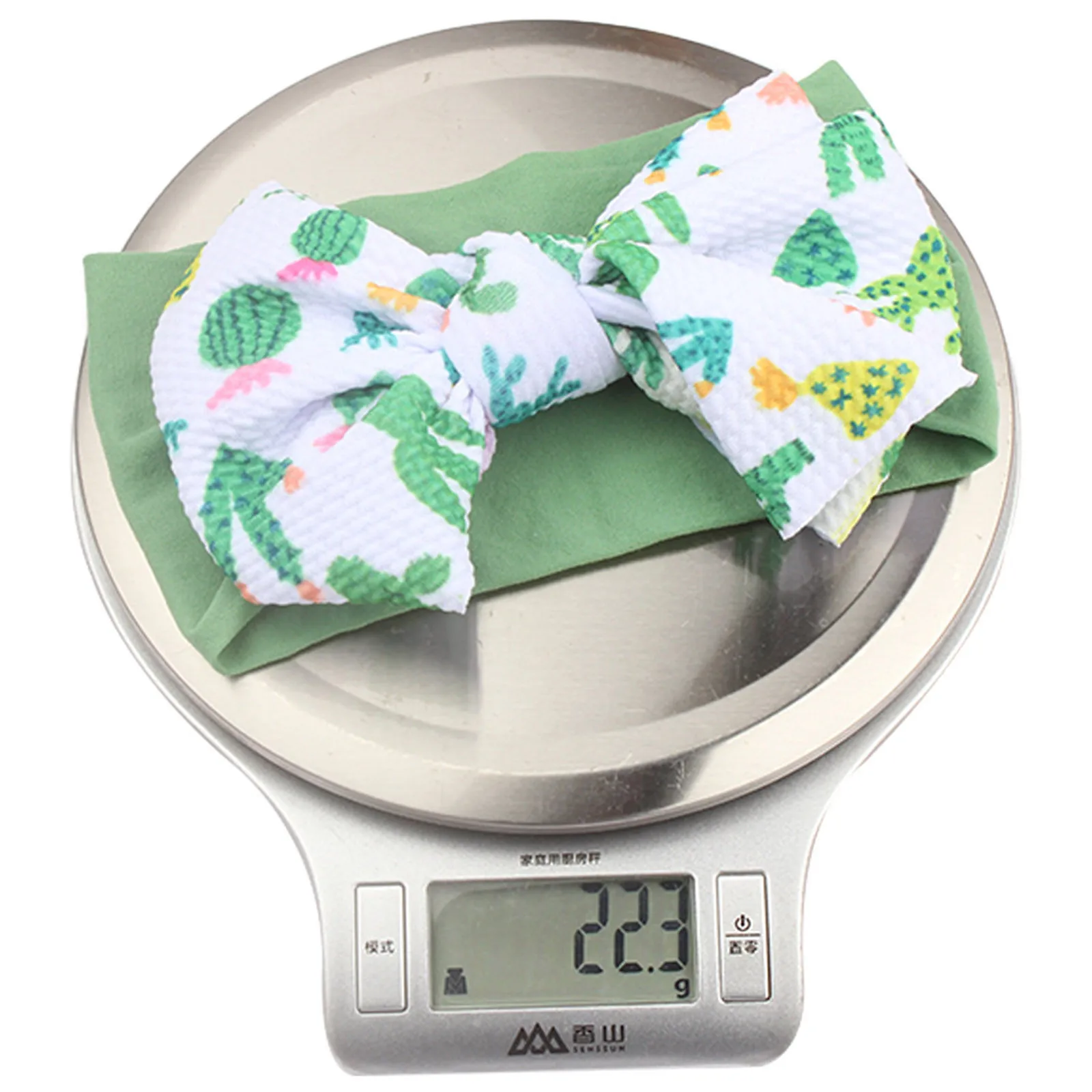 

5PC Newborn Infant Baby Girls Print Bow Headband Stretch Hairband Headwear Hair Accessories Bow Elastic Turban Kids Headware