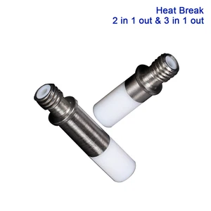 3D Printer Parts PTFE Teflonto Tube Heat Break Throat 2 in 1 Out 3 in 1 Out Hotend Bowden Extruder TC-02 THC-01 Pipe Tube J Head
