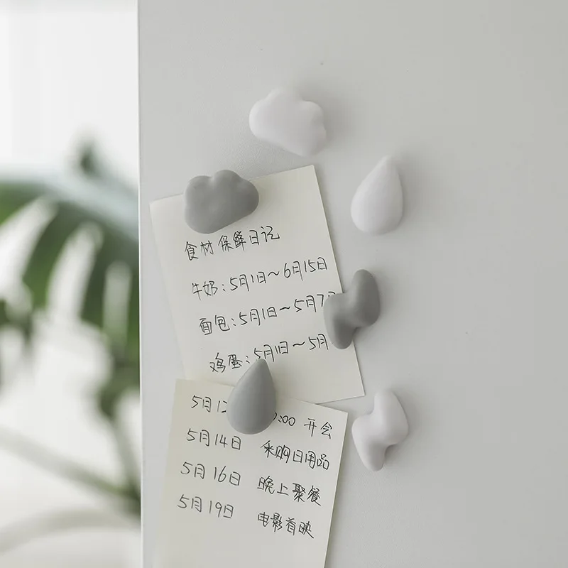 Наклейки на холодильник с милыми смайликами 5 шт. магниты для детей держатели