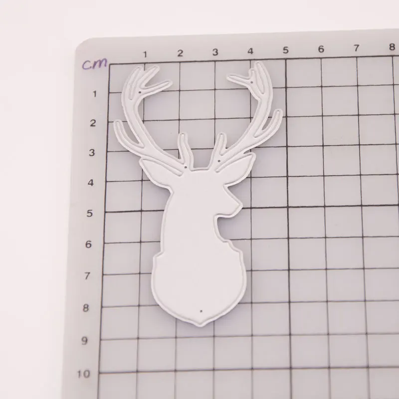 Высекальные штампы голова оленя металлическая рукоделие бумажные Скрапбукинг/DIY