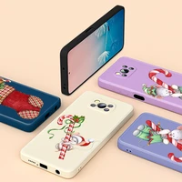 christmas candy cute for xiaomi poco x3 nfc f3 gt x2 m3 m2 5g pro mi a3 lite 9se cc9 liquid silicone soft phone case