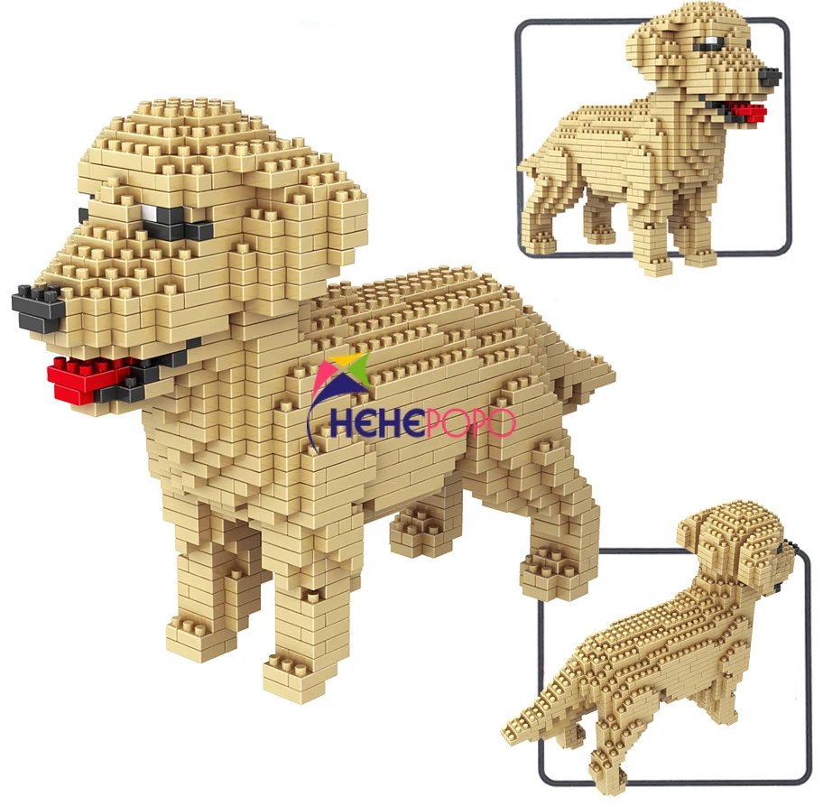 

Конструктор «Золотистый ретривер», 950 шт. + 6618-6