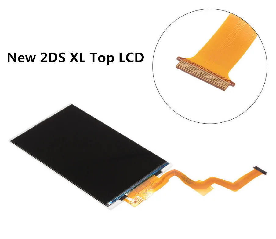 Оригинальный LCD НОВЫЙ 2DSXL 2ds XL запасной верхний/верхний для Nintendo 2DS консоль|Экраны|