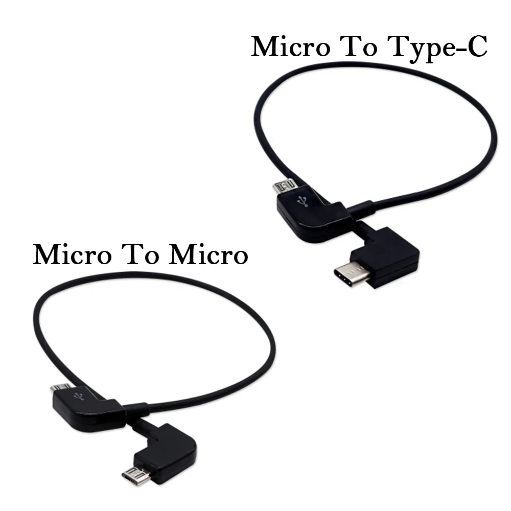 Кабель для передачи данных DJI Spark/MAVIC Pro/Mavic 2 Air/Mini Control Micro USB-кабель типа C IPhone Xiaomi
