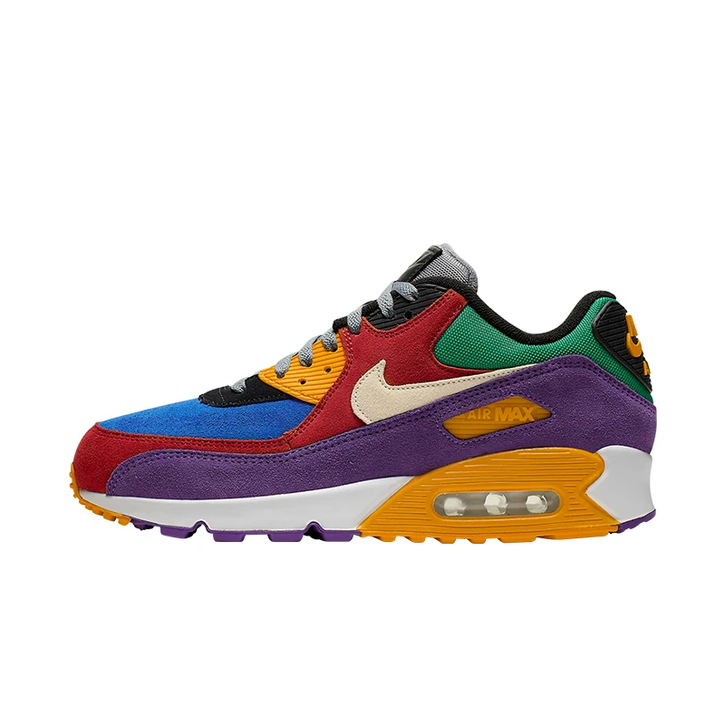 NIKE AIR MAX 90 LE, женские модные кроссовки, обувь для бега, Классическая Удобная Дизайнерская обувь для отдыха,, новинка 325213 - Цвет: CD0917-600