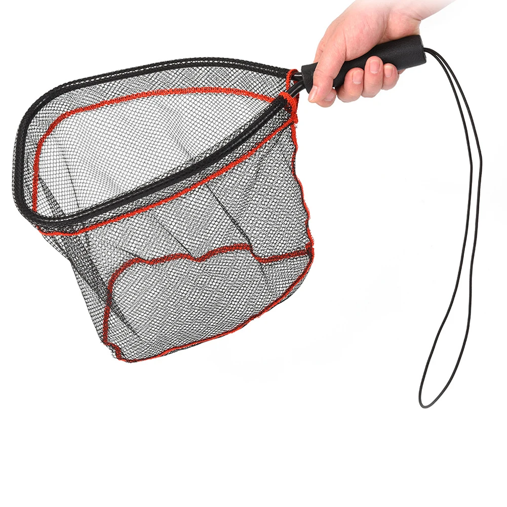 

Aluminum Alloy 45x21 Cm Retractable Fishing Net Telescoping Foldable Landing Net Pole Folding Landing Net For Fly Fishing