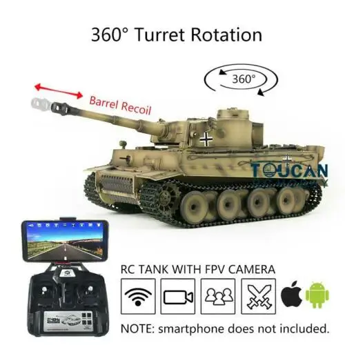 В американском стиле имеется в наличии на складе 1/16 Henglong FPV 6 0 Tiger I RTR Р/У танки 3818 с