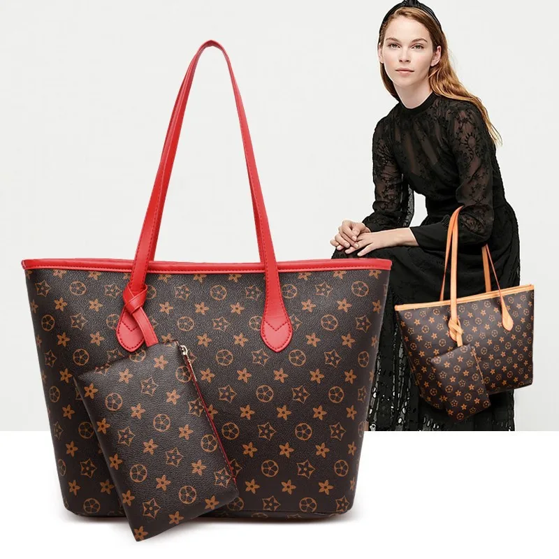 Новая дизайнерская сумка на плечо женская кожаная с цветочным принтом женские