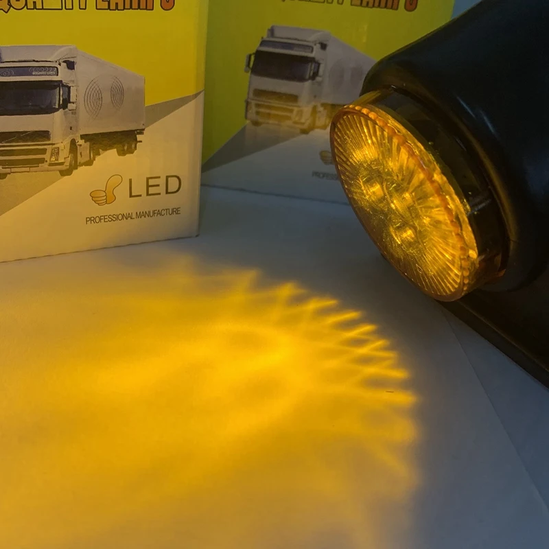 

2PCS Trailer LED Side Marker Lighting Outline Marker Truck Light Van LED Lights Trailer Side Light for Trailer 12-24V