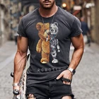 Футболка мужская летняя с круглым вырезом и коротким рукавом