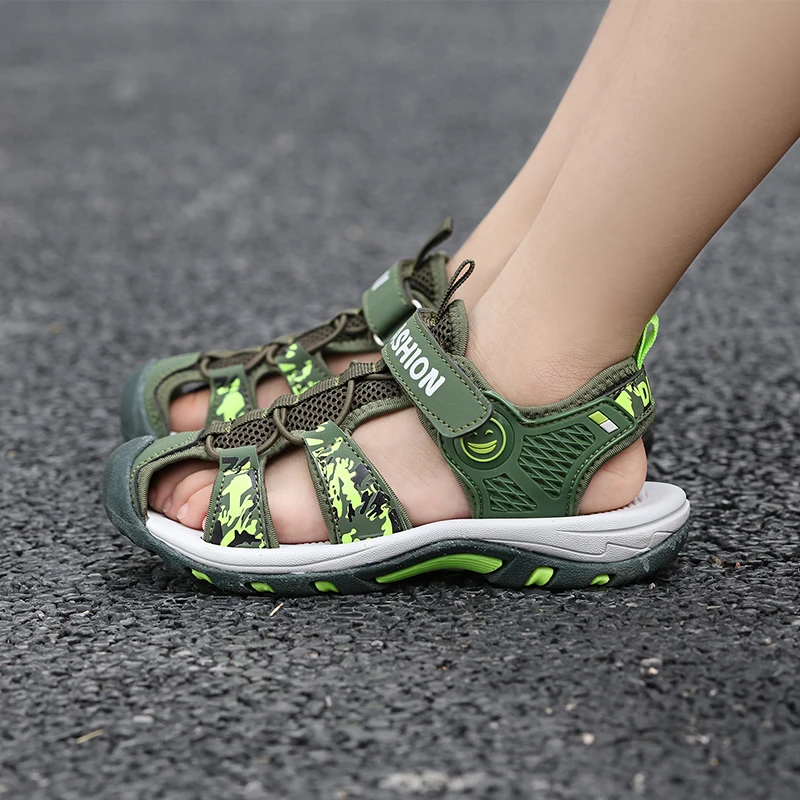 

Sialia Summer Beach Boys Sandals For Kids Shoes Girls Sandas Children Shoes Cut-outs Close Toe sandalia infantil kids 2020