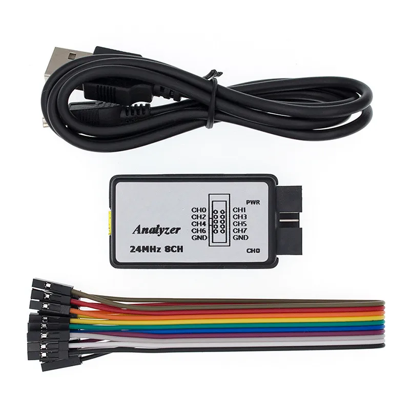 HAILANGNIAO 1 Набор Новое поступление USB логический анализ 24 м 8CH, MCU ARM FPGA DSP инструмент для отлаживания