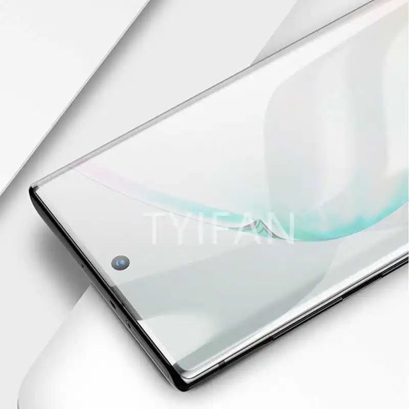 Чехол для телефона из закаленного стекла Samsung Note 10 Pro Plus Защитная пленка Galaxy не