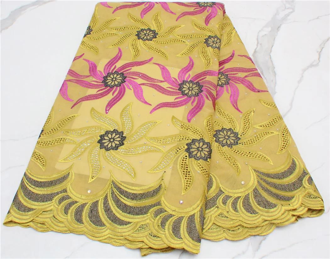 

PGC швейцарская вуаль кружевная ткань Африканская сухая кружевная ткань 2021 Высокое качество 100% хлопок кружево для свадебного платья строчки