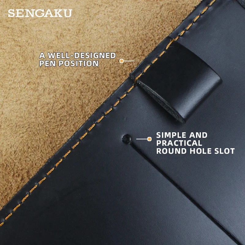 Handmade Genuine Leather Passport Wallet Travel Air Ticket Slot ID Card Pocket Coin Purse Pen Case Cover Portable Card Wallet