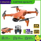 Дрон CONUSEA L900 GPS 4K с камерой, складной вертолет с защитой от тряски, Ру Квадрокоптер, Дрон с бесщеточным Мотором, профессиональные дроны