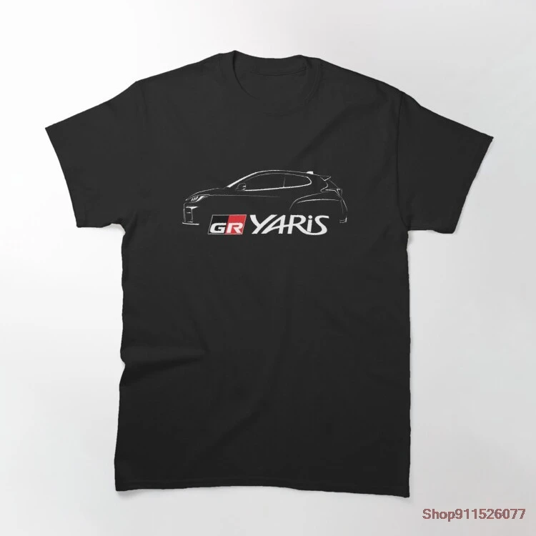 

Белая футболка с силуэтом GR Yaris, футболка в стиле панк-рок CBs Underground, мужская летняя Стильная хлопковая футболка для взрослых, цвет черный, Нов...