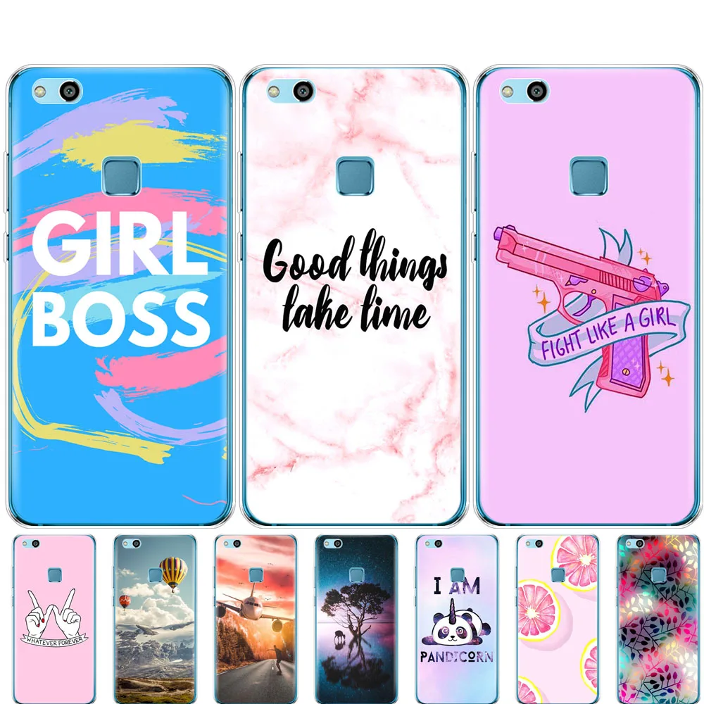 Чехол для телефона huawei P10 LITE Plus 2017 oft симпатичный силиконовый чехол из ТПУ с 360