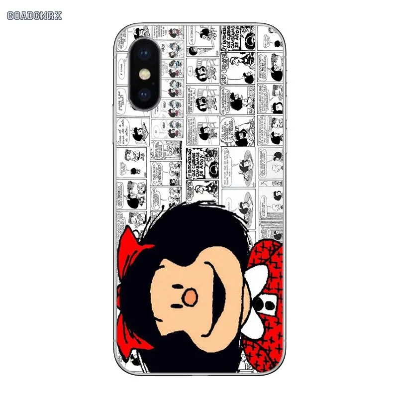 For Huawei P Smart 2019 G7 G8 P7 P8 P10 Plus P20 P30 Pro P9 Lite Mini 2017 Transparent Soft TPU Case Mafalda Phone Silicone | Мобильные