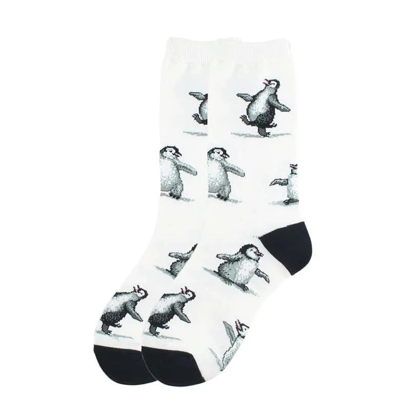

Combed Cotton Creative Hip Hop Cartoon Unisex Socks Lovely Animal Cat Dog Pig High Quality Fashion Funny Happy Socks