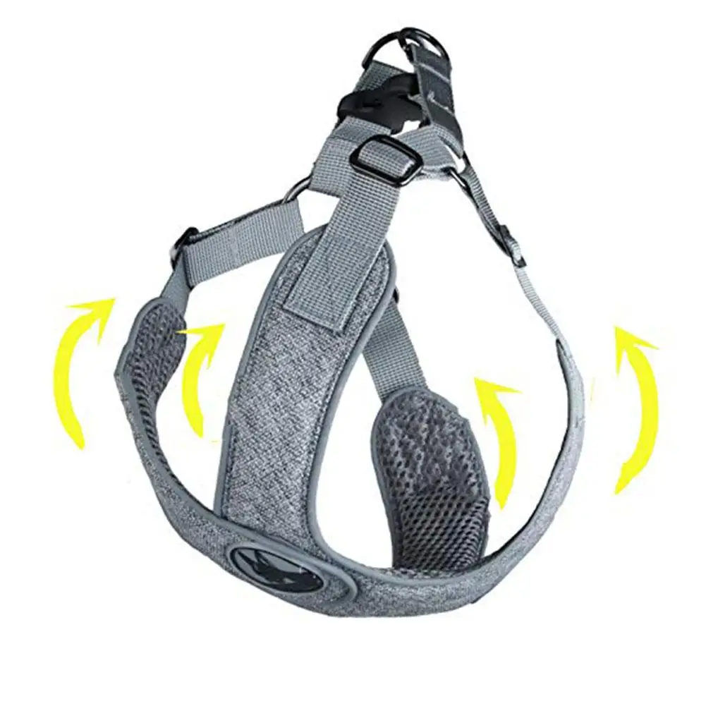 Дышащая шлейка для собаки домашнего животного нагрудный поводок питомца
